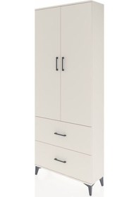Resim Arges Dolap 3 Raflı 2 Çekmeceli 2 Kapaklı 88x30x221 Aytaşı-ay... Aytaşı 