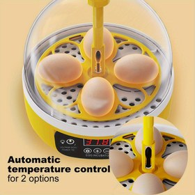 Resim Akıllı Tavuk Inkübatörü Otomatik Sıcaklık Kontrolü, USB Güçlü, ABS Malzeme, Otomatik Flip, Mini Akıllı Sıcaklık Kontrolü Tavuklar ve Kuşlar için - Pil Gerektirmez, Tavuk Kulübesi Aksesuarları 