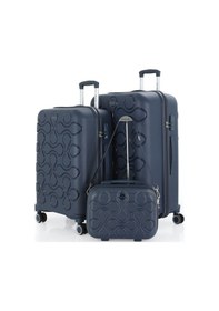 Resim Mçs Polipropilen 3lü Valiz Seti Büyük & Orta & Makyaj V376 S23sy1000051-set 00008 Lacivert 