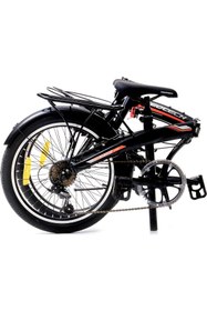 Resim Geotech Fold-up 20 Jant 6 Vites Katlanır Bisiklet - Siyah - Turuncu 