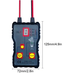 Resim Geeksen Auto 12v 4 Pulse Modlu Yakıt Enjektör Test Cihazı - Diagnostik Tarama Ve Temizleme Seti 