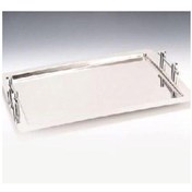 Resim Çelik Kulplu Tepsi 