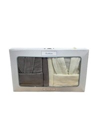 Resim Özdilek Allure %100 Pamuk 6 Parça Aile Banyo Seti Bej & Krem Çok Renkli 