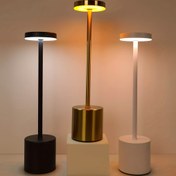 Resim 1 adet Modern LED Masa Lambası - Dokunmatik Kontrol ile Şarj Edilebilir Lityum Pil, USB Şarj, Ayarlanabilir Parlaklık, Ev, Ofis, Bar ve Yatak Odası Dekoru için Uplight, Bar Lambası | Modern Masa Lambası | Dokunmatik Kontrol Lambası, Masa Lambası 