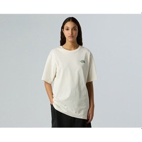 Resim The North Face U Nse Slopes Relaxed S/s Tee-graphic Unisex Outdoor Tişörtü Nf0a8e4eqlı1 Beyaz Beyaz 