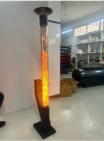 Resim Pelet Soba - Roket Soba - Füze Soba - Cam Soba - Büyük Boy Tepsili Model Tdrtr 