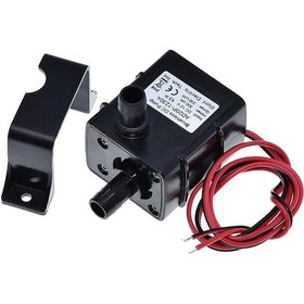 Resim Dc 12v Mini Su Sıvı Dalgıç Pompa Ad620p-1230a 4.8w 240litresaat Su Geçirmez Akvaryum Meyvesuyu Süt 