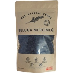 Resim CEY NATURAL FOODS Beluga Mercimeği 500g 