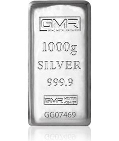 Resim Agakulche 1000 Gram 999.9 Ayar Gmr Külçe Gümüş 
