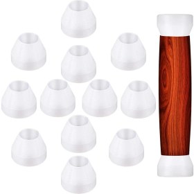 Resim Dadata 12 Adet Kalem Burçları Beyaz Kalem Burçları Yapışmaz Dayanıklı Kalem Burçlar Ca Bitirmek Için Sentetik Burçlar (Yurt Dışından) 