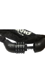 Resim Hsgl Bisiklet 4mm x 120CM Şifreli Zincir Kilit 