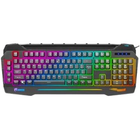 Resim Klavye Gk702-rgb Black Kablolu Multımedya Q Tr 