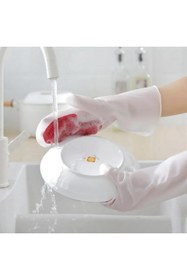 Resim Genel Markalar Silikon Bulaşık Yıkama Eldiveni 