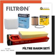 Resim Peugeot 207 1.4 Vti Benzinli Filtron Filtre Bakım Seti 2006-2012 