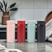 Resim 1 adet 304 Paslanmaz Çelik İzoleli Su Şişesi, 200ml/6.76oz Mini Taşınabilir Açık Hava Bardağı, Şarj Edilmemiş, Sevgililer Günü Hediye Fikri 