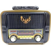 Resim Everton Rt-806 Bluetooth Fm-Usb-Tf-Aux Nostaljik Radyo 