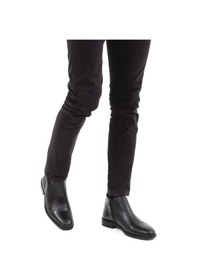 Resim Tamer Tanca Erkek Hakiki Deri Siyah Klasik Bot 205 5253 Erk Bot Sk21-22 Sıyah Siyah 