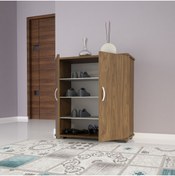 Resim Modilayn Ayakkabılık 2 Kapaklı Ayakkabı Dolabı Çok Amaçlı Dolap Mutfak Dolabı Ofis Dolabı 