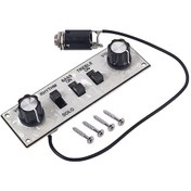 Resim Wezone Bass Gitar Kontrol Paneli, Plastik Malzeme, Beyaz Rengi, Önceden Teldenmiş Tasarım, Kolay Kurulum, Ayar Düğmeleri İle 