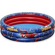 Resim Bestway Spiderman Çocuk Havuzu 3 Bölmeli 122x30 Cm 