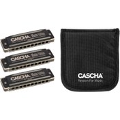 Resim Cascha HH2344 Master 3'lü Paket Mızıka Seti (Do Majör-Sol Majör-La Majör) 
