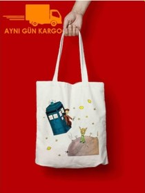 Resim Doktor Who Küçük Prens Bez Çanta Aynı Gün Ücretsiz Kargo Çok Renkli 