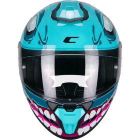 Resim Cgm 330R Rıot Undead Kapalı Kask Mavi/rosa 