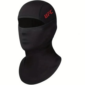 Resim Flex UFC Yazılı Siyah Kar Maskesi Model 6 Balaklava Kış Motor Drill Dövüş Box MMA Kickbox Spor 