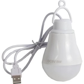 Resim Gaman USB Kablolu 1 Metre 6-5 Volt Dat At Ampulü - Güneş Enerjili Solar Sistem Uyumlu Ampül 
