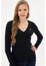 Resim U.s. Polo Assn. Kadın Lacivert Hırka Triko 50313580-vr033 Lacivert 