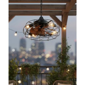 Resim Kendal KCF302 - Metal Dekoratif Tavan Vantilatör (20” | 15W | Uzaktan Kumandalı) 