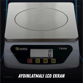 Resim TS500 Dijital Terazi 25KG / 1gr 