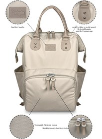 Resim Paris X Pro Kadın Ve Anne Bebek Bakım Sırt Çantası Beıge Bej 