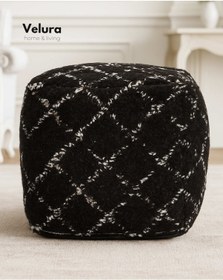 Resim Azara Chorcal - Puf Siyah 