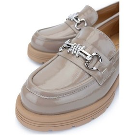 Resim Tamer Tanca Kadın Hakiki Deri Vizon Loafer Ayakkabı 33 2005-1 Bn Ayk Sk24-25 Vızon Rgn Vizon 