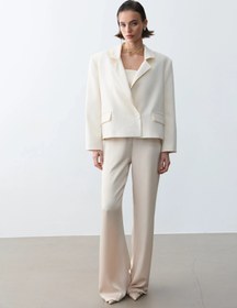 Resim Monica Blazer Ceket -Vanilya - VANİLYA / 2 
