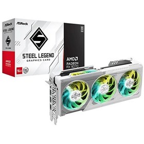 Resim Asrock Radeon RX 9070 Steel Legend OC 16 GB 256 Bit RDNA 4 FSR 4 AMD Ekran Kartı - RX9070 SL 16GO 