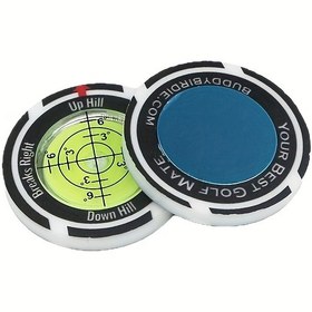 Resim Golf Topu İşaretleyici | Çift Renkli PE ve Demir Yapı | Net Seviye Göstergesi ile Çok Yönlü Hizalama Aracı | Hassas Vuruşlar için Kompakt Tasarım | Golfçüler ve Golf Aksesuarları İçin İdeal 