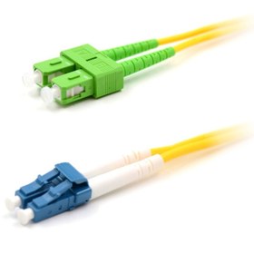 Resim cabex - Sc/apc 'den Lc/upc 'ye Dublex Fiber Optik Patchcord Singlemode 3 Mt 