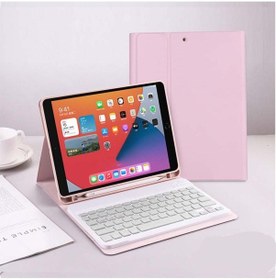 Resim Apple Uyumlu iPad 8. Ve 9. Nesil 2020 /2021 10.2 Inç Tablet Bluetooth Klavyeli Kılıf Türkçe Klavye Kılıf 
