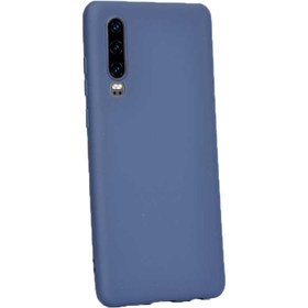 Resim Gpack Huawei P30 Kılıf Premier Silikon Esnek Koruma+Nano Glass Lacivert 