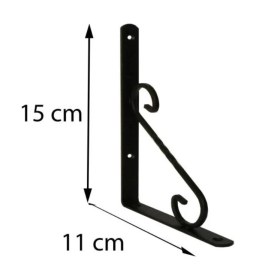 Resim Ferforje Dekoratif Raf Altı Raf Ayağı Bakır 110 x 155 mm 