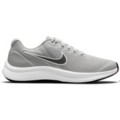 Resim Nike DA2776-005 Nıke Star Runner 3 (Gs) Gri Erkek Çocuk Yürüyüş Ayakkabısı Nike