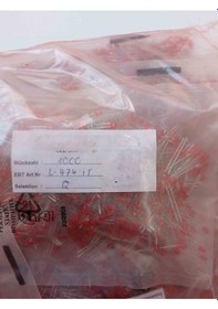 Resim L474ıt 3mm Kırmızı Kingbright Led Opto 100 Adet 