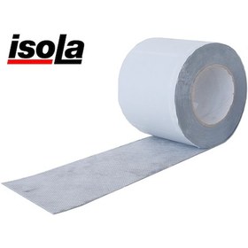 Resim İsola 10cmx5m kendinden yapışkan butil tekstil armür pah köşe derz su yalıtımı izolasyon bandı 