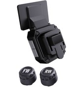 Resim Ebitda Güneş Enerjili Kablosuz Motosiklet Lastik Basınç İzleme Sistemi - 2 Su Geçirmez Sensörlü Güvenli Tpms 