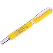 Resim Flower World Altın Ejderha Desen Kalem 0.7mm Nib Kalem Dolma Kalem Dayanıklı Tükenmez Kalem(Yurt Dışından) 
