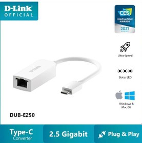 Resim D-link Dub-e250 Usb-c 2.5g Ethernet Adaptör 