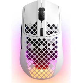 Resim SteelSeries Aerox 3 RGB Wireless Snow Optik Oyuncu Mouse - TEŞHİR 