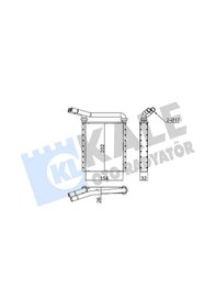 Resim Toyota Corolla Kalorifer Petegi 1.33 2010-2018 Kale 355115 